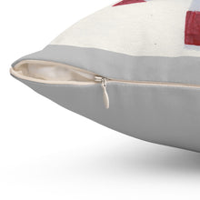 Load image into Gallery viewer, Maple Leaf Curling Spun Polyester Square Pillow