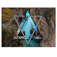 Load image into Gallery viewer, Athabasca Falls Polyscape Jigsaw Puzzle (252, 500-Piece)