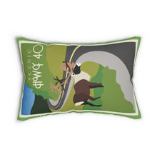 Load image into Gallery viewer, HWY 40 Spun Polyester Lumbar Pillow