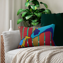 Load image into Gallery viewer, Nero and Tonto Spun Polyester Lumbar Pillow