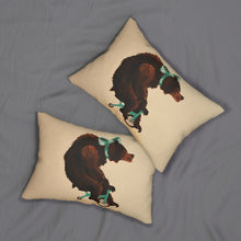 Load image into Gallery viewer, Circus Cycle Spun Polyester Lumbar Pillow