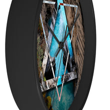 Load image into Gallery viewer, Athabasca Falls Polyscape Wall clock