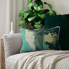 Load image into Gallery viewer, Rock Lake Spun Polyester Lumbar Pillow