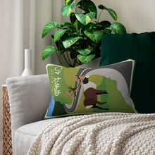 Load image into Gallery viewer, HWY 40 Spun Polyester Lumbar Pillow