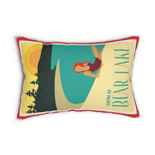 Load image into Gallery viewer, Bear Lake Spun Polyester Lumbar Pillow