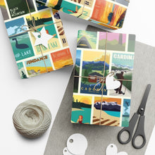 Load image into Gallery viewer, Local Retro Wrapping Paper Gift Wrap Paper, 1pc