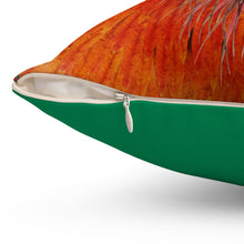 Load image into Gallery viewer, Leaf Lion Spun Polyester Square Pillow