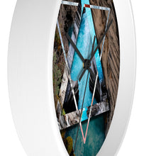 Load image into Gallery viewer, Athabasca Falls Polyscape Wall clock