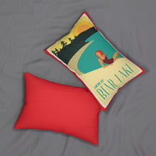 Load image into Gallery viewer, Bear Lake Spun Polyester Lumbar Pillow