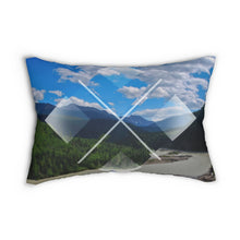 Load image into Gallery viewer, Sulphur Gates Polyscapes Spun Polyester Lumbar Pillow