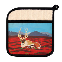 Load image into Gallery viewer, Caribou Fields Pot Holder with Pocket