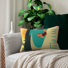 Load image into Gallery viewer, Bear Lake Spun Polyester Lumbar Pillow