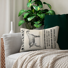 Load image into Gallery viewer, Nubian Goat Spun Polyester Lumbar Pillow