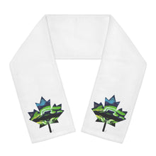 Load image into Gallery viewer, Maple Leaf Northern Lights Scarf