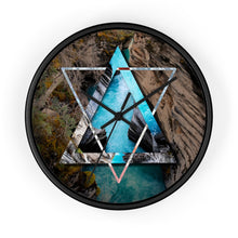 Load image into Gallery viewer, Athabasca Falls Polyscape Wall clock