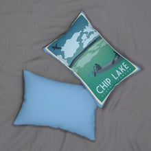 Load image into Gallery viewer, Chip Lake Spun Polyester Lumbar Pillow