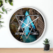 Load image into Gallery viewer, Athabasca Falls Polyscape Wall clock