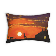 Load image into Gallery viewer, Before The Show Spun Polyester Lumbar Pillow