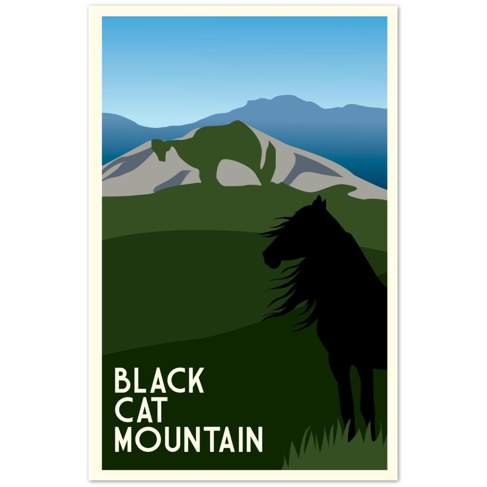 Black Cat Mountain Prints