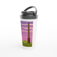Load image into Gallery viewer, Marlboro White 15oz Stainless Steel Travel Mug