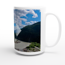 Load image into Gallery viewer, Polyscapes Sulfur Gates White 15oz Ceramic Mug