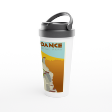 Load image into Gallery viewer, Sundance Park White 15oz Stainless Steel Travel Mug