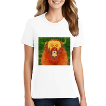 Load image into Gallery viewer, Leaf Lion Polycotton Womens Crewneck T-shirt