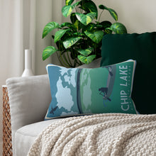 Load image into Gallery viewer, Chip Lake Spun Polyester Lumbar Pillow
