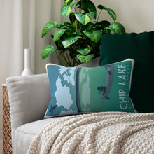 Load image into Gallery viewer, Chip Lake Spun Polyester Lumbar Pillow
