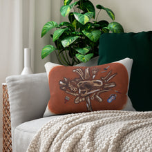 Load image into Gallery viewer, Maple Leaf Paleontology Spun Polyester Lumbar Pillow
