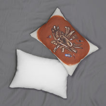 Load image into Gallery viewer, Maple Leaf Paleontology Spun Polyester Lumbar Pillow
