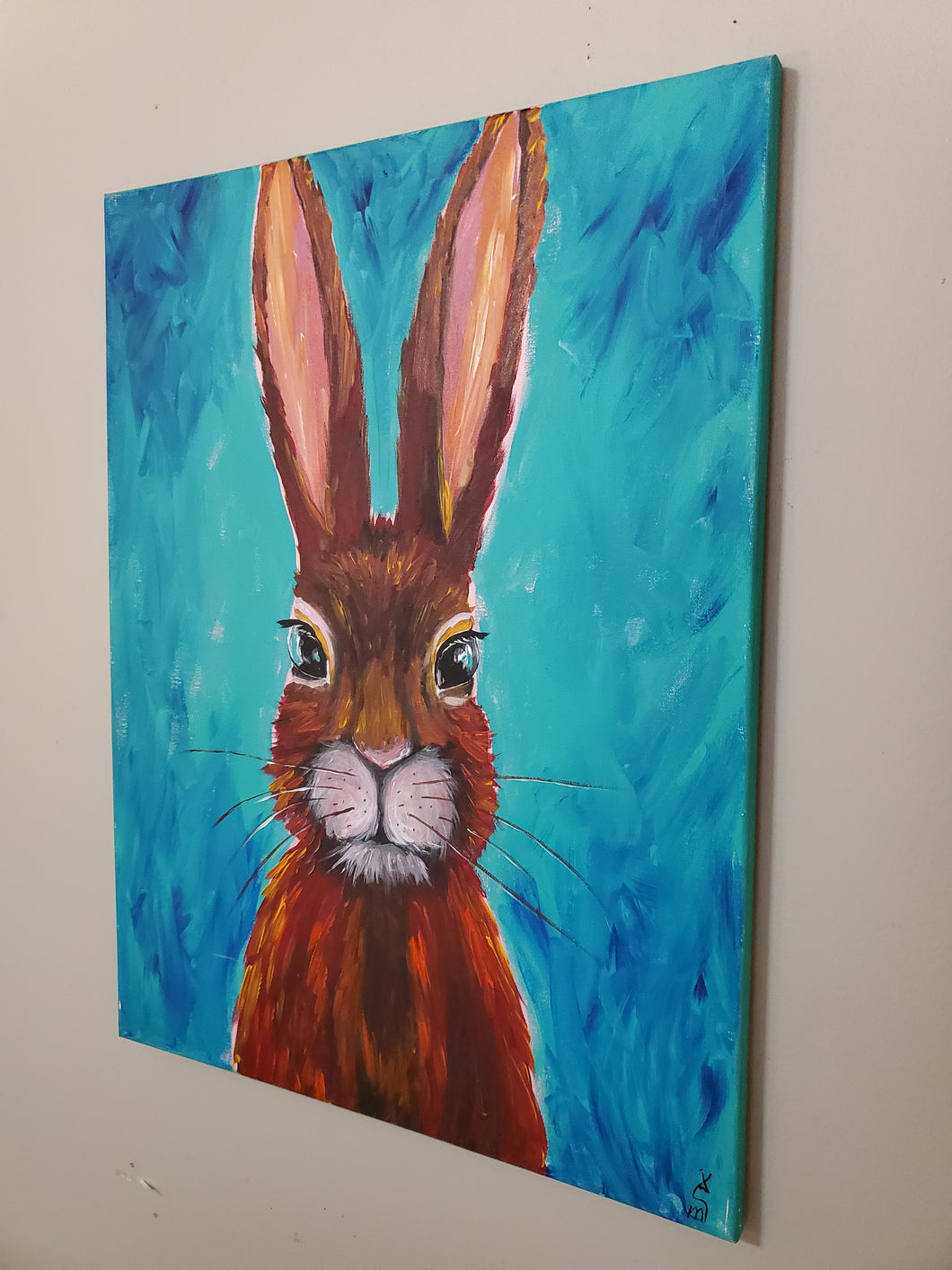 Rabbit- Hundred Acre Wood In Real Life Original Painting