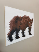Load image into Gallery viewer, Pixel Bear Original Painting
