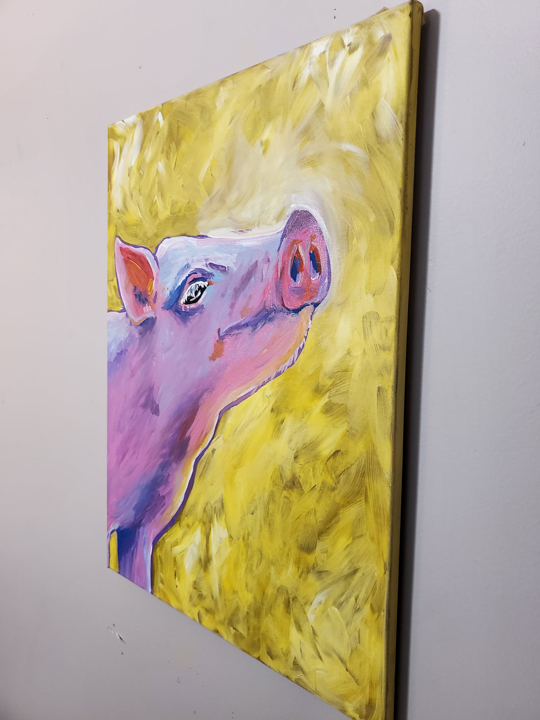 Piglet- Hundred Acre Woods Series Original Painting