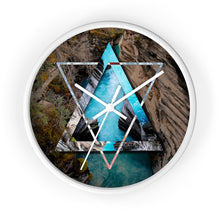 Load image into Gallery viewer, Athabasca Falls Polyscape Wall clock
