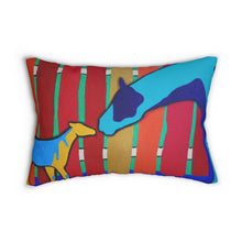 Load image into Gallery viewer, Nero and Tonto Spun Polyester Lumbar Pillow
