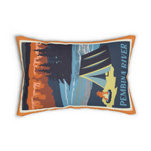 Load image into Gallery viewer, Pembina River Spun Polyester Lumbar Pillow
