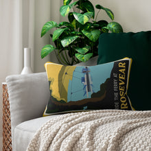 Load image into Gallery viewer, Rosevear Spun Polyester Lumbar Pillow

