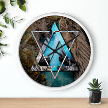 Load image into Gallery viewer, Athabasca Falls Polyscape Wall clock
