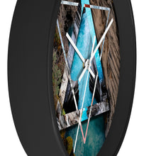 Load image into Gallery viewer, Athabasca Falls Polyscape Wall clock
