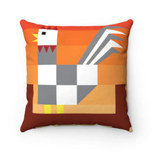 Load image into Gallery viewer, Rooster Quilt Spun Polyester Square Pillow
