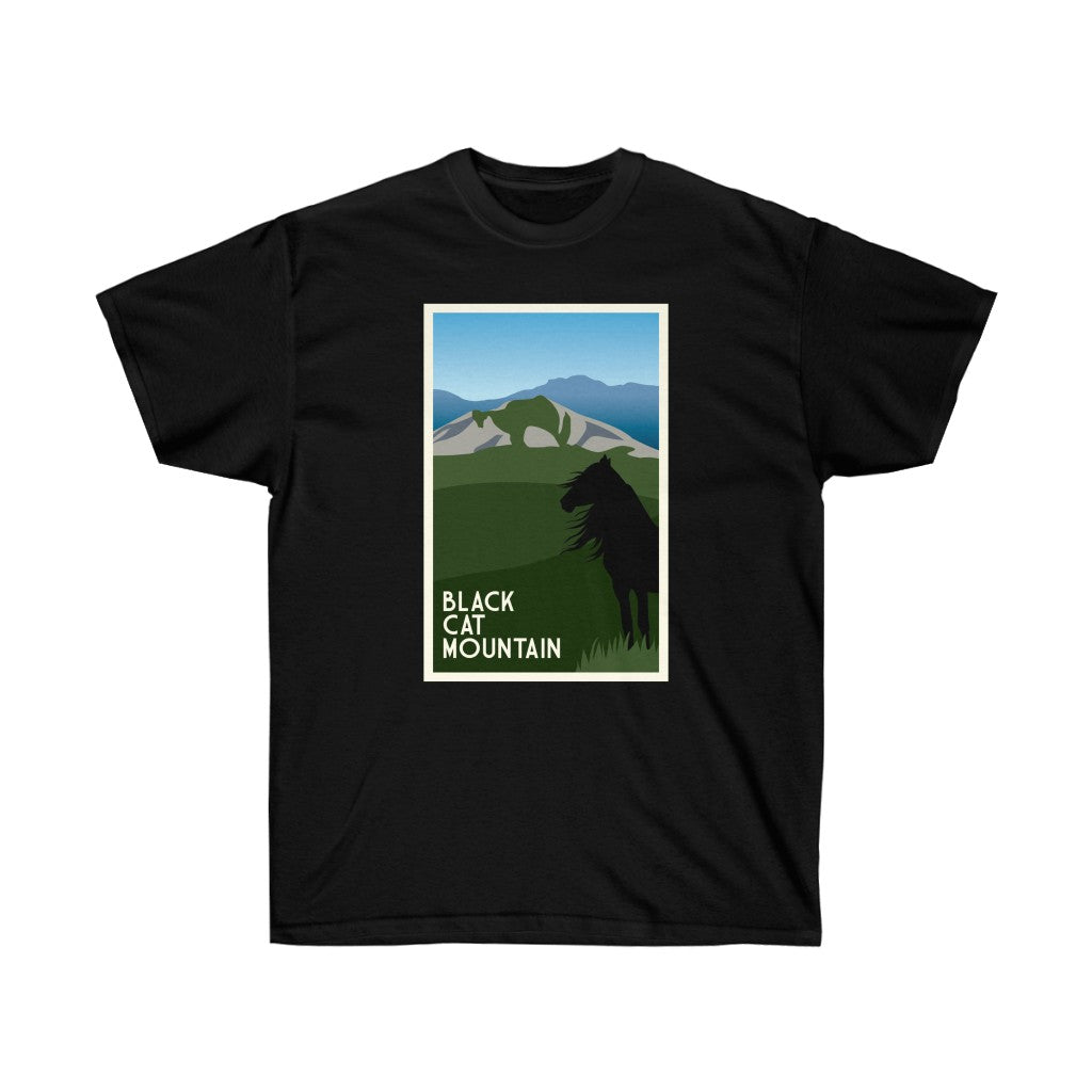 Black Cat Mountain Unisex Ultra Cotton Tee