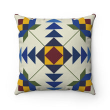 Load image into Gallery viewer, Four Corners Quilt Spun Polyester Square Pillow
