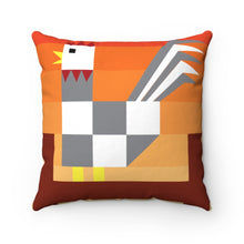 Load image into Gallery viewer, Rooster Quilt Spun Polyester Square Pillow
