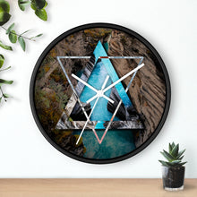 Load image into Gallery viewer, Athabasca Falls Polyscape Wall clock
