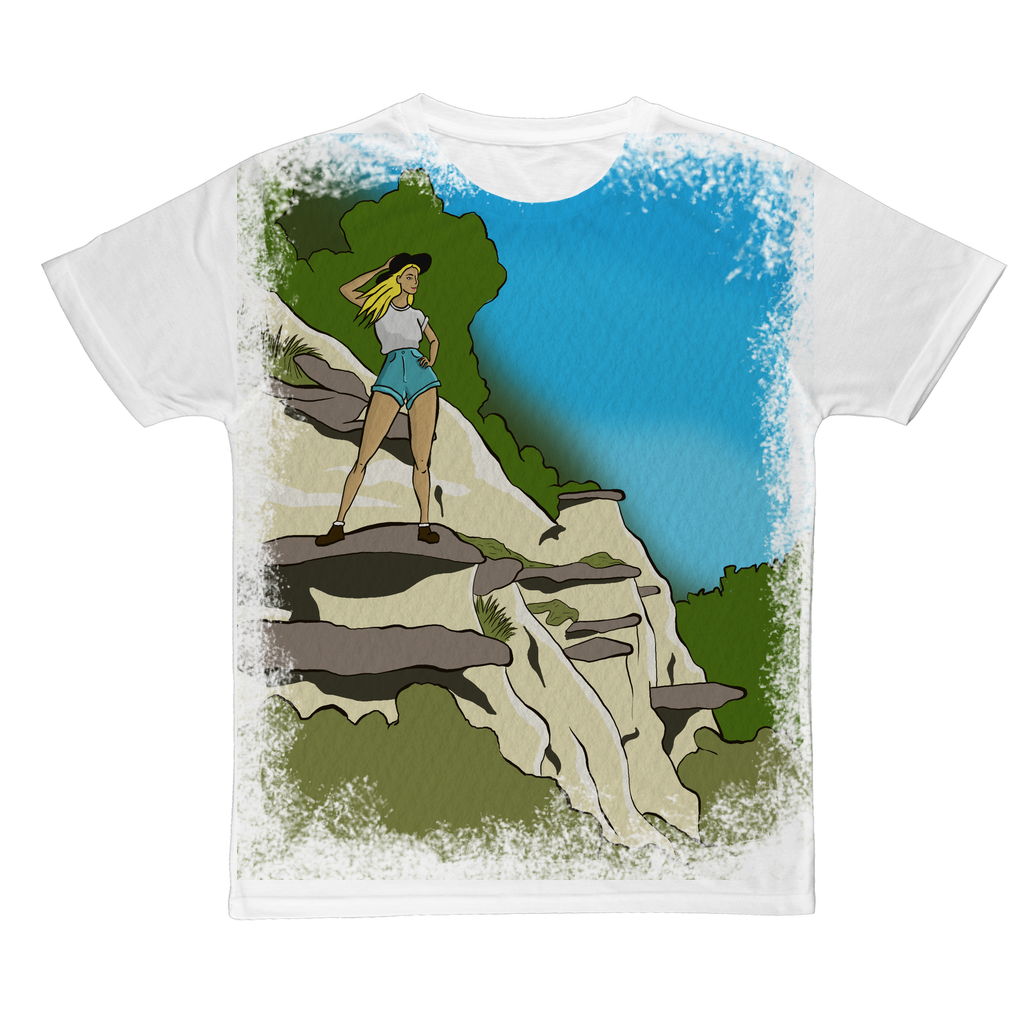 Hiking on Hoodoos Adult T-Shirt