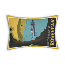 Load image into Gallery viewer, Rosevear Spun Polyester Lumbar Pillow
