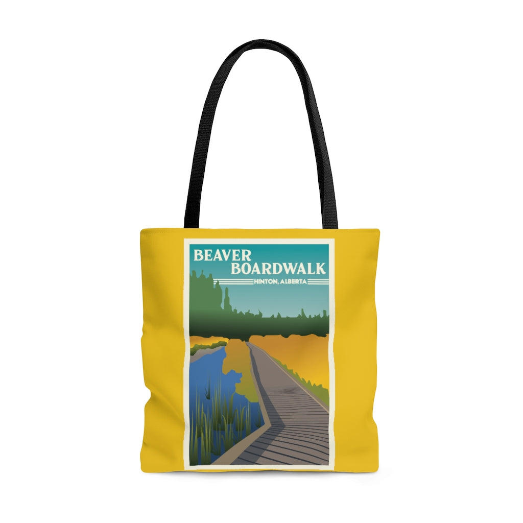 Beaver Boardwalk Tote Bag