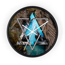 Load image into Gallery viewer, Athabasca Falls Polyscape Wall clock
