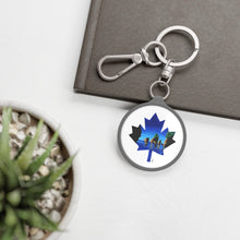 Load image into Gallery viewer, Maple Leaf Bay of Fundy Keyring Tag
